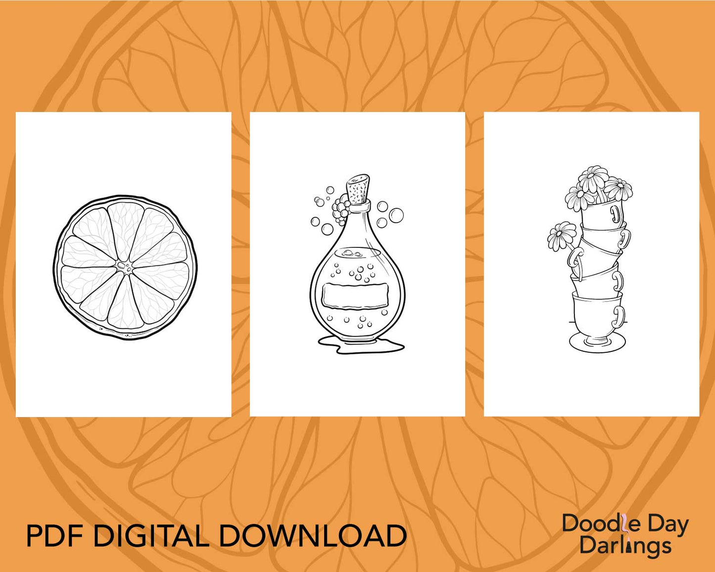 Fall Doodle Pack Digital Download