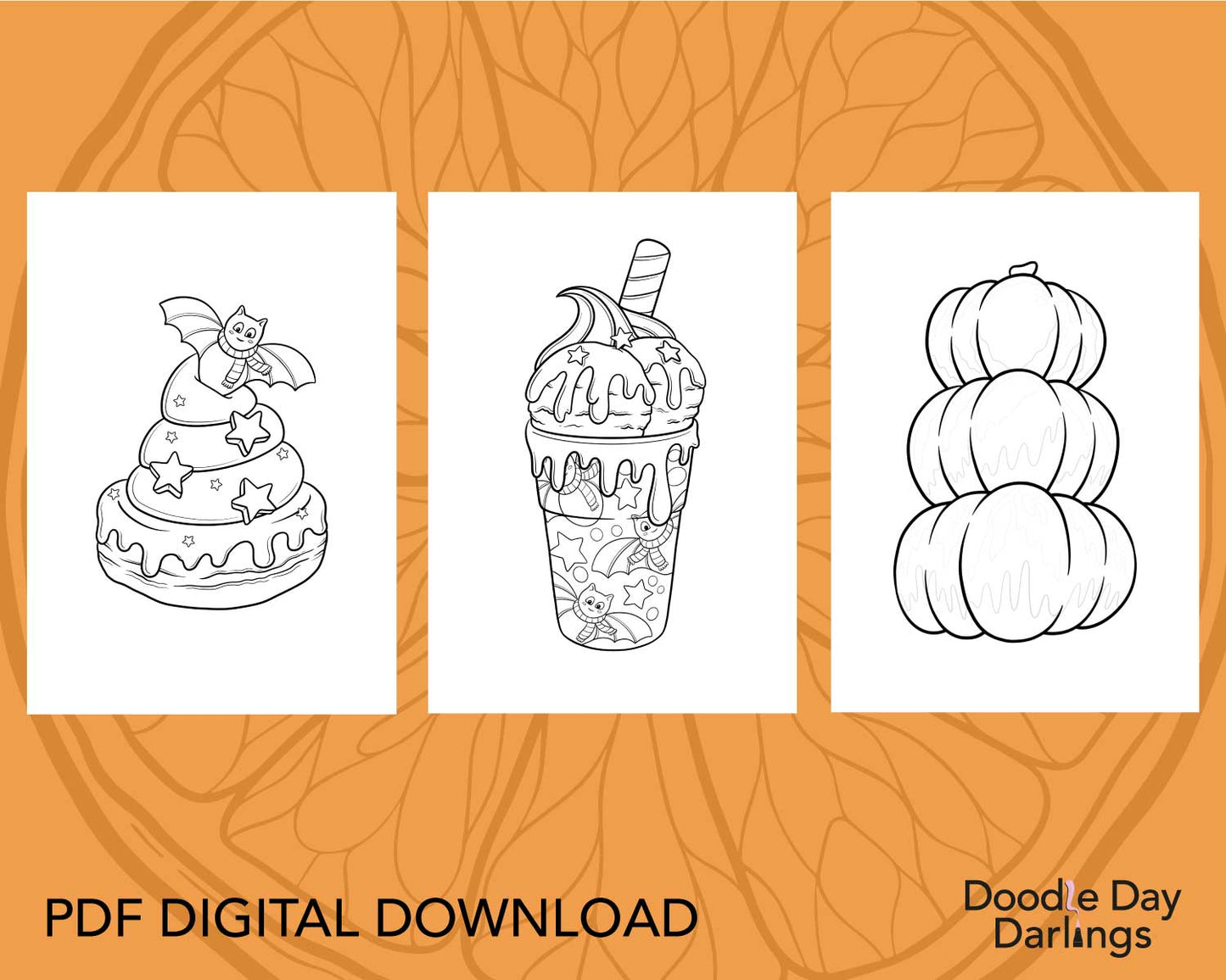 Fall Doodle Pack Digital Download