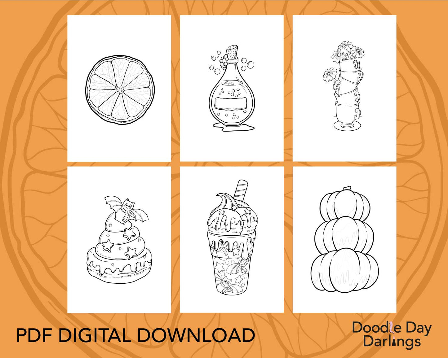 Fall Doodle Pack Digital Download