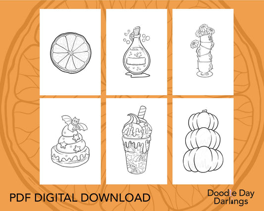 Fall Doodle Pack Digital Download